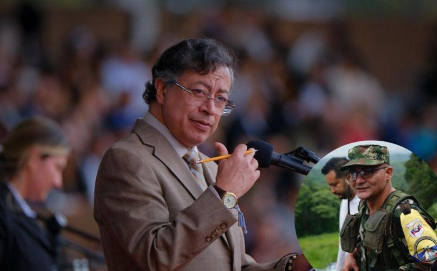 Petro responde a amenazas de Iván Mordisco y denuncia plan para atentar contra su vida