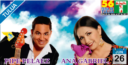 Ana gabriel y Felipe pelaez