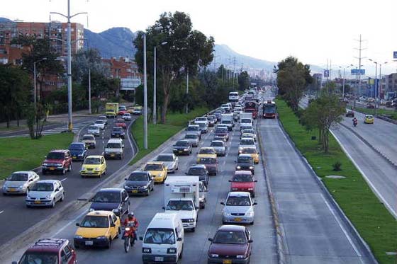 Horario de pico y placa en bogotá hoy