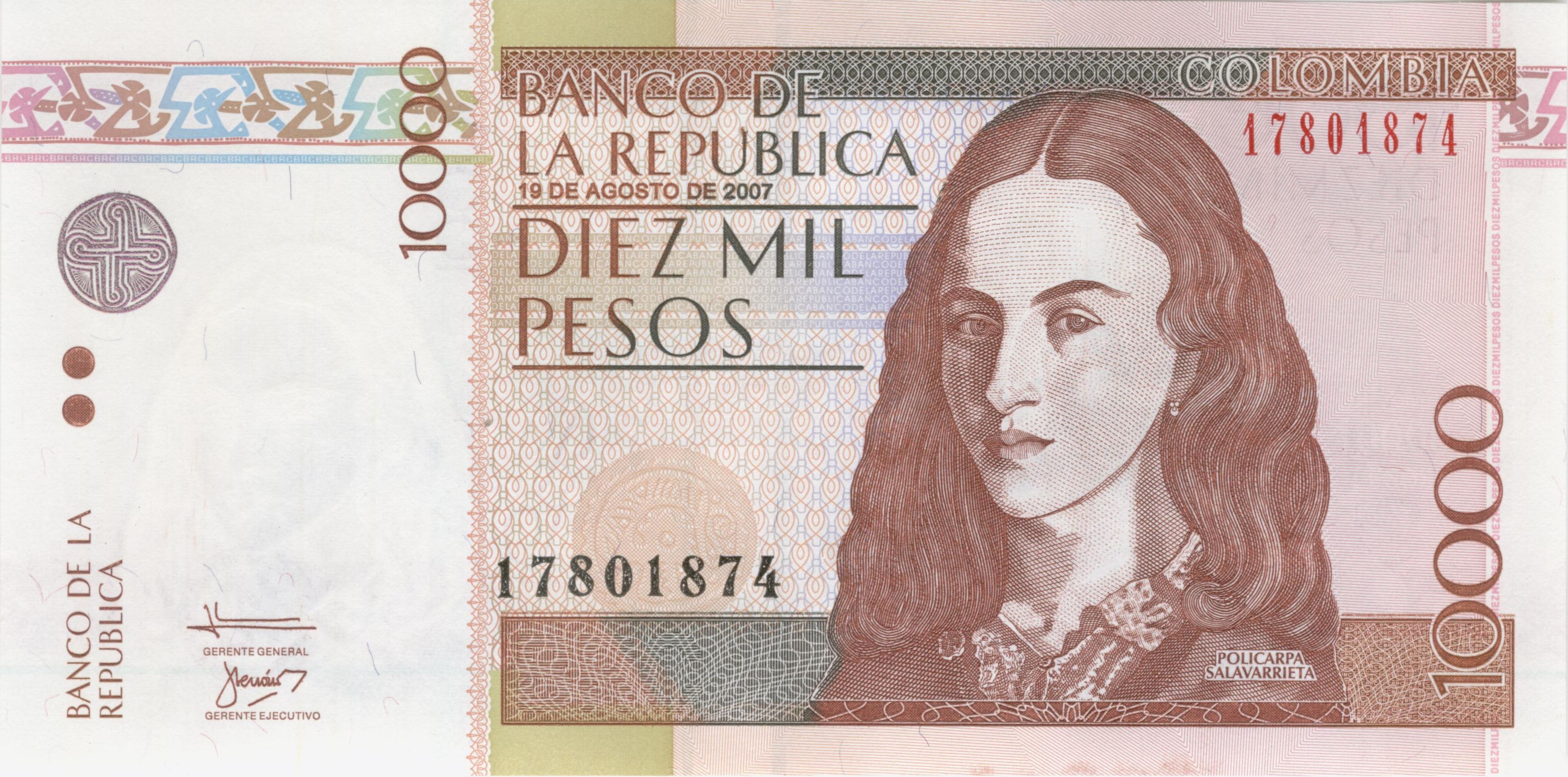 Diez mil pesos Colombia Diez mil pesos Colombia