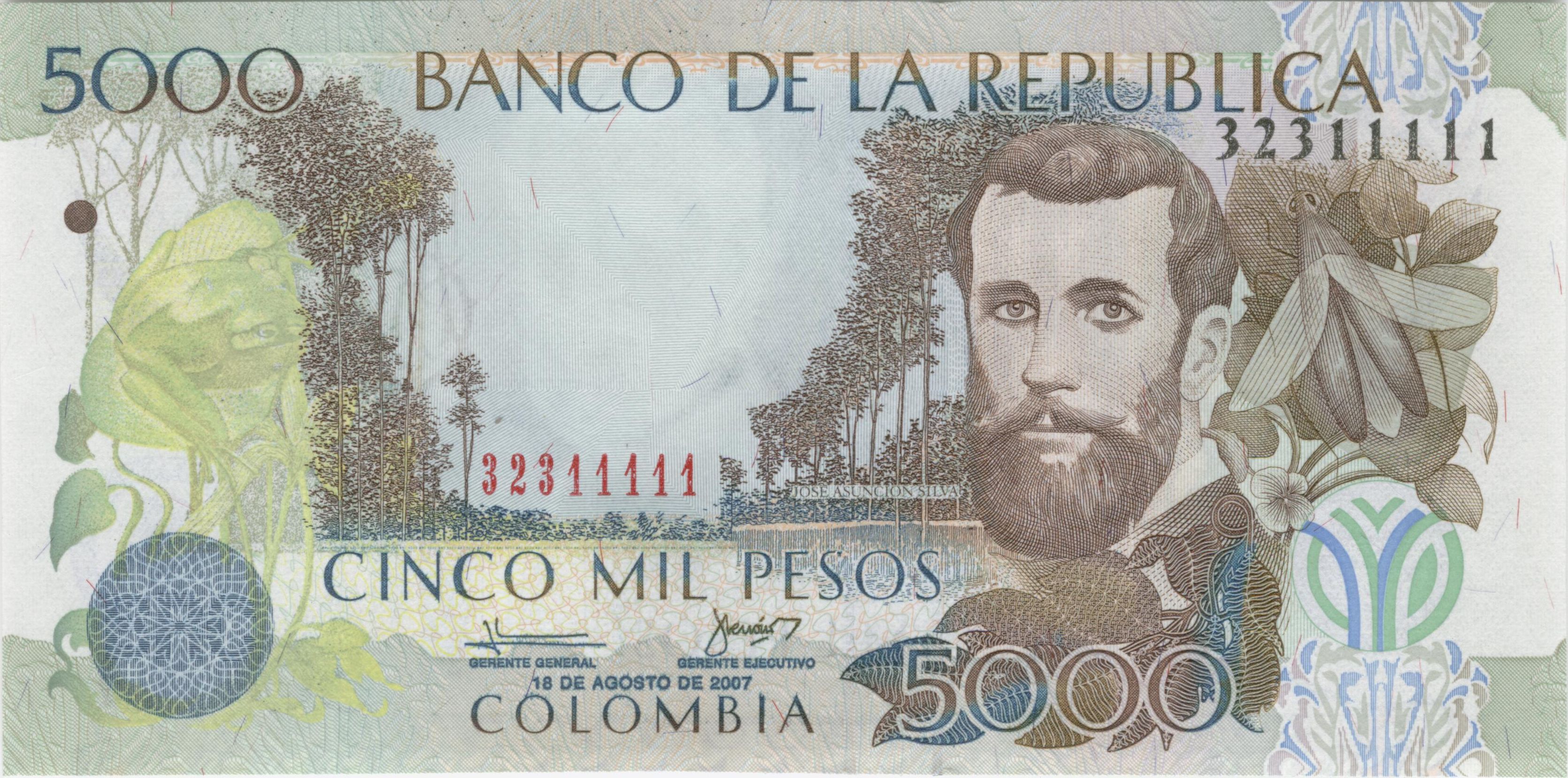 Cinco mil pesos Colombia Cinco mil pesos Colombia