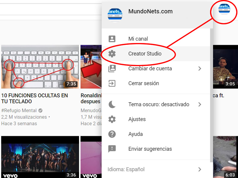 Vas a “Creator Studio”