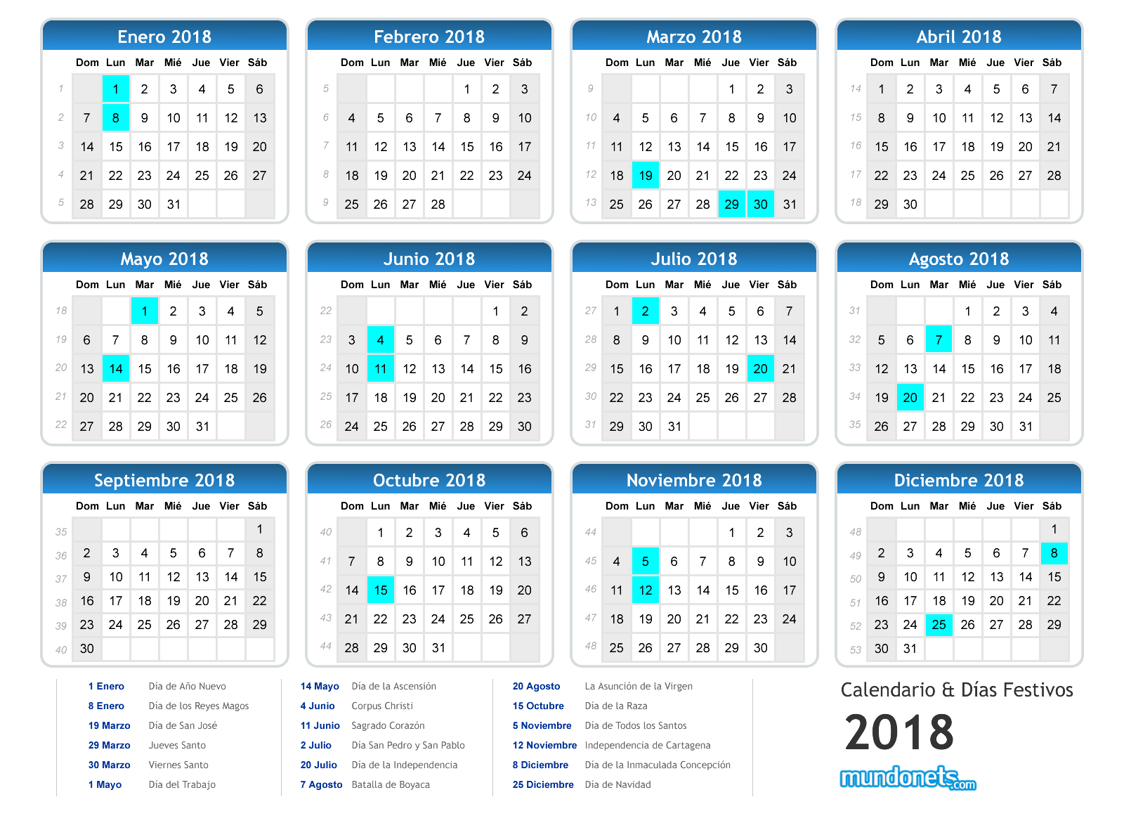 Calendario De 2 Meses Junio Julio 2018 Calendario En Blanco