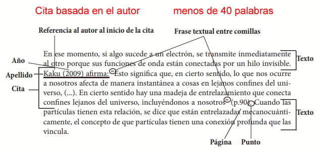 normas apa 2020 citas web