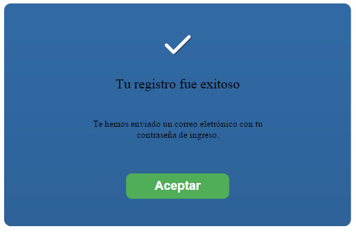 indica que el ingreso fue exitoso indica que el ingreso fue exitoso