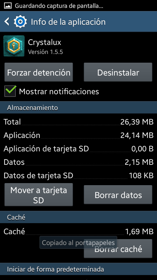 Desactivas la opción “Mostrar notificaciones”. Desactivas la opción “Mostrar notificaciones”.