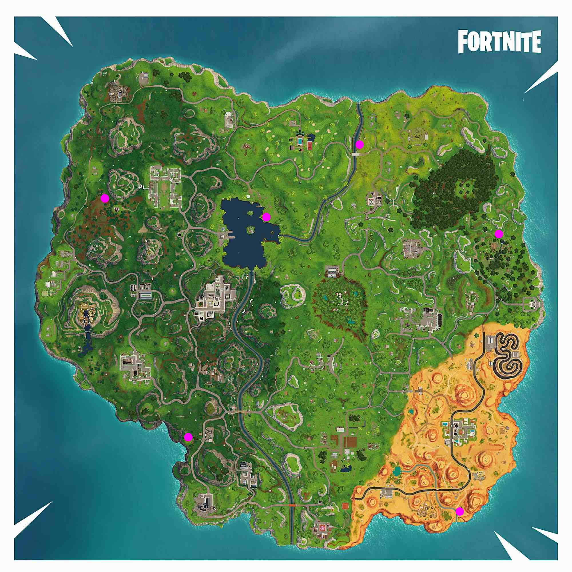 Desafío dispara a una paloma de arcilla en distintas ubicaciones en Fortnite Desafío dispara a una paloma de arcilla en distintas ubicaciones en Fortnite
