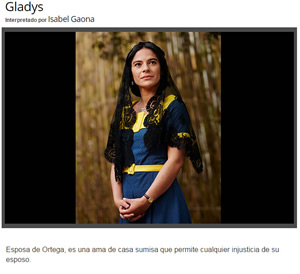 Gladys Interpretada por Isabel Gaona Gladys Interpretada por Isabel Gaona