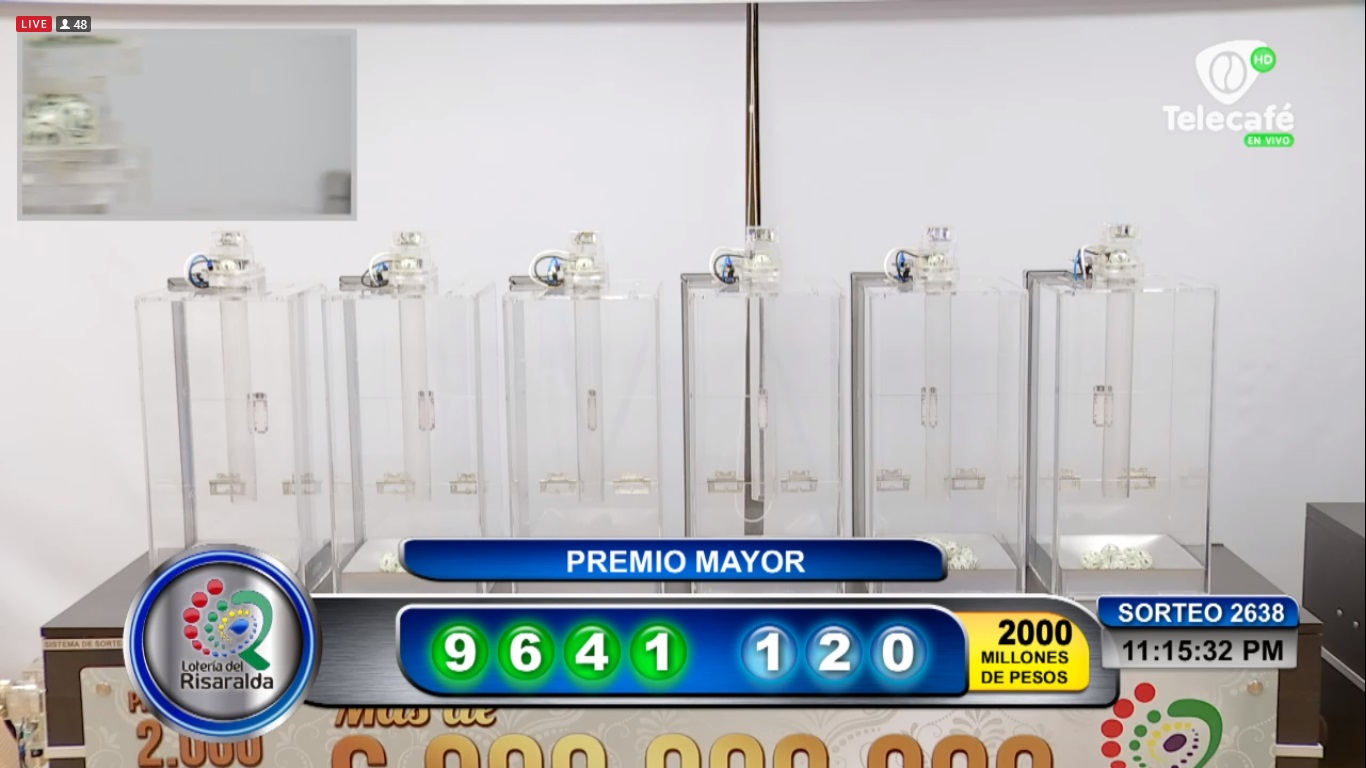 Lotería de Risaralda, resultado último sorteo | Mundonets