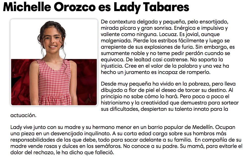 Michelle Orozco es Lady Tabares Michelle Orozco es Lady Tabares