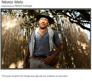 Néstor Melo Interpretado por Nelson Camayo Néstor Melo Interpretado por Nelson Camayo