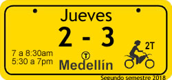 Pico y Placa Medellín Jueves Pico y Placa Medellín Jueves